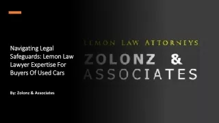 Lemon Law Lawyer