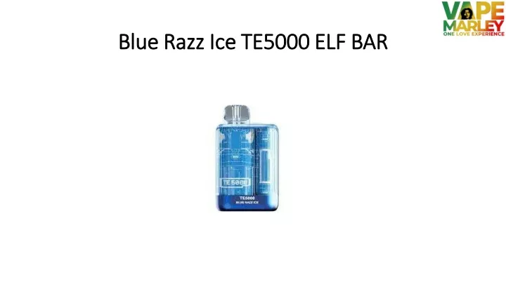 blue razz ice te5000 elf bar