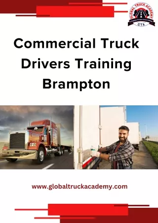 Commercial Truck Drivers Training Brampton