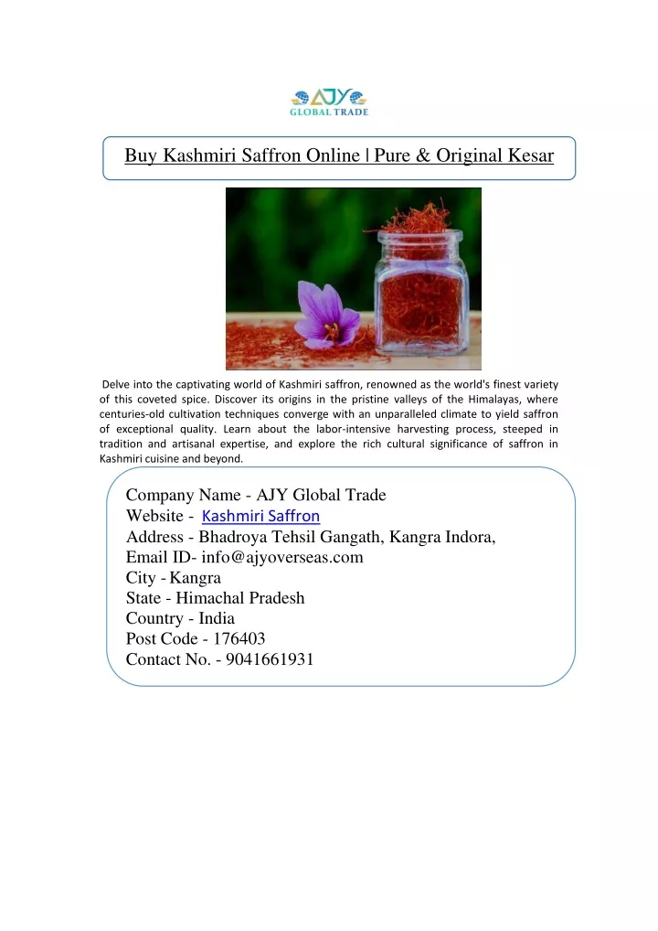 buy kashmiri saffron online pure original kesar