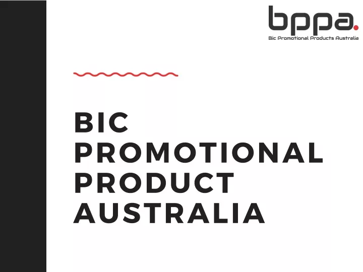 bic promotional product australia