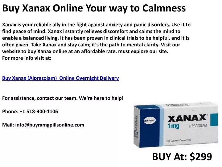 buy xanax online your way to calmness xanax