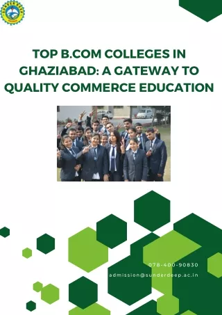 top b com colleges in ghaziabad a gateway