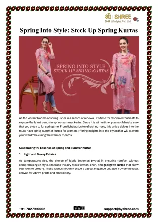 spring into style stock up spring kurtas