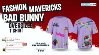 Graphic Groove Bad Bunny Oversized T Shirt – Punjabi Adda