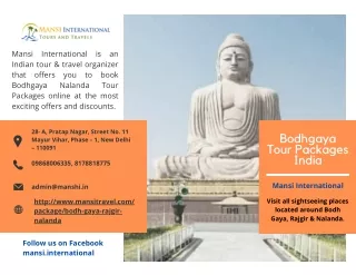 Exclusive Bodhgaya Tour Packages India