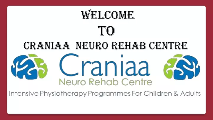 welcome to craniaa neuro rehab centre