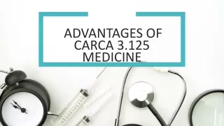 Advantages of Carca 3.125 Medicine