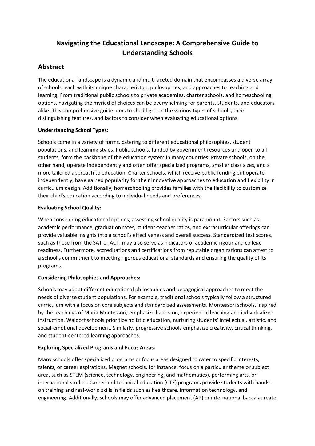 PPT - Navigating the Educational Landscape: A Comprehensive Guide to ...