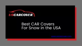 Best CAR Covers For Snow in the USA - US CAR COVER