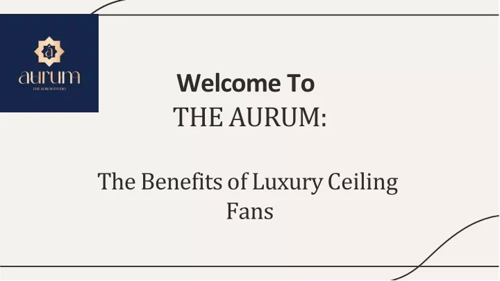 welcome to the aurum