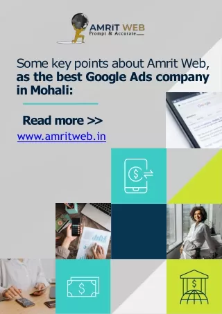 Amrit Web,  as the best Google Ads company in Mohali: