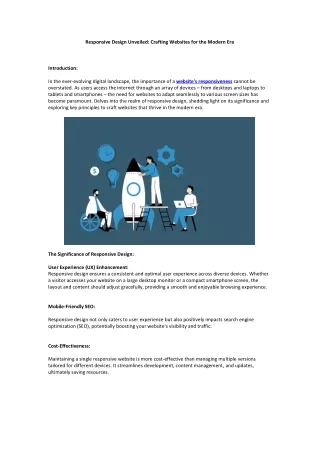 responsive design unveiled crafting websites
