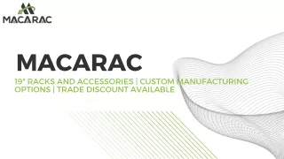 Macarac-Data Rack Cooling Fan