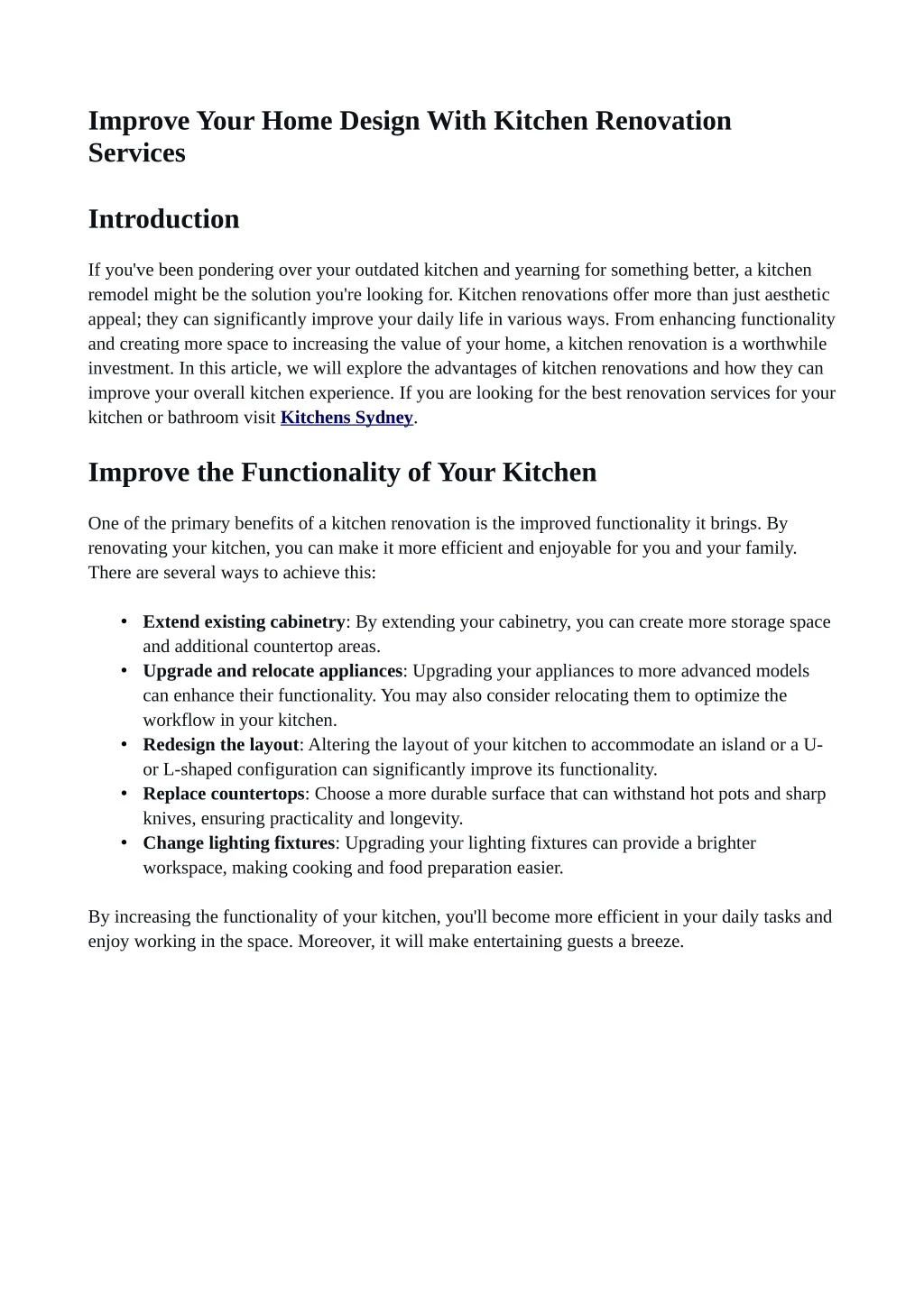 PPT - Improve Your Home Design With Kitchen Renovation Services ...