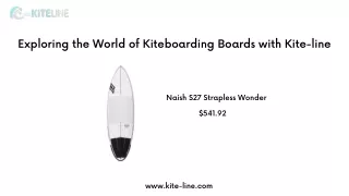 Exploring the World of Kiteboarding Boards with Kite-line