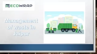 Management of waste in Jaipur