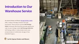 Dtc Express Household Warehouse, Self Storage Services Faridabad