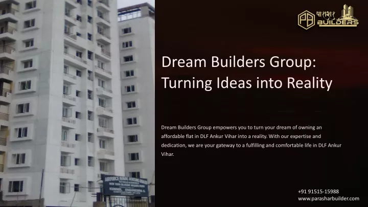 dream builders group turning ideas into reality