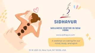 NYC Wellness Center Revitalize Your Body and Mind