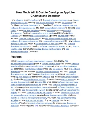 how much will it cost to develop an app like