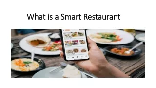 what is a smart restaurant