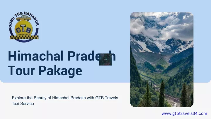 himachal pradesh tour pakage