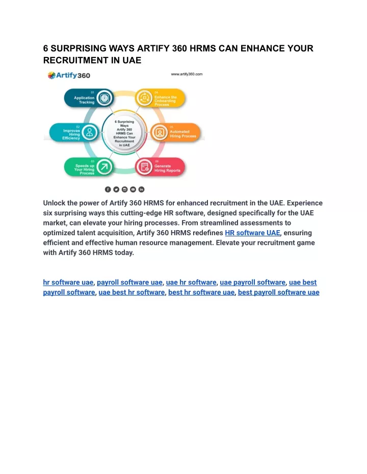 6 surprising ways artify 360 hrms can enhance