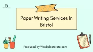 paper writing services in bristol