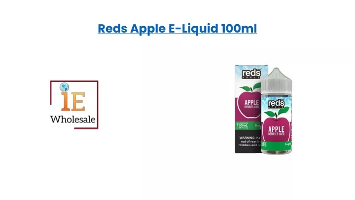reds apple e liquid 100ml