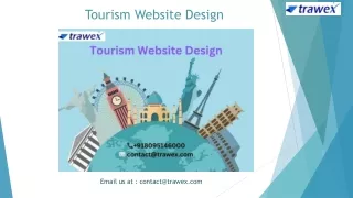tourism website design