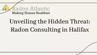 Radon Consulting in Halifax