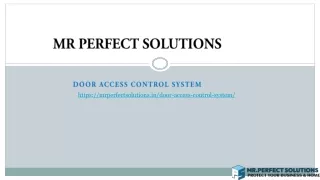 Promising Door Access Control System Dealers in Chennai