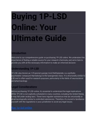Buy 1p-lsd online