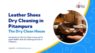 Leather Shoes Dry Cleaning in Pitampura - The Dry Clean House