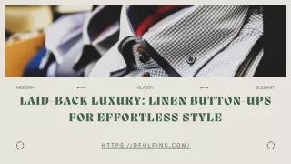 Style Your Casual linen button-down shirt