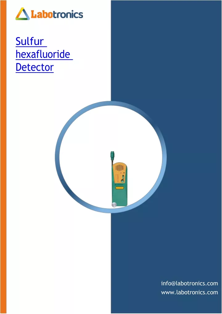sulfur hexafluoride detector