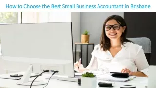 How to Choose the Best Small Business Accountant in Brisbane