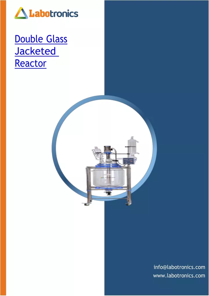 double glass jacketed reactor