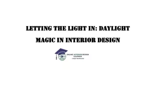 ONLINE INTERIOR DESIGN COURSES