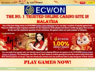 Welcome to Mobile Casino Real Money in Malaysia 2024