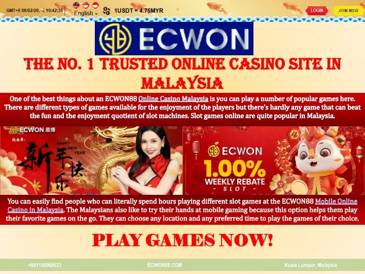 the no 1 trusted online casino site in malaysia