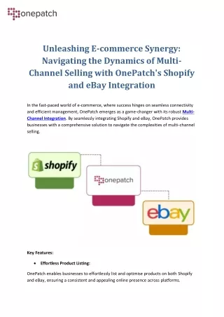 unleashing e commerce synergy navigating