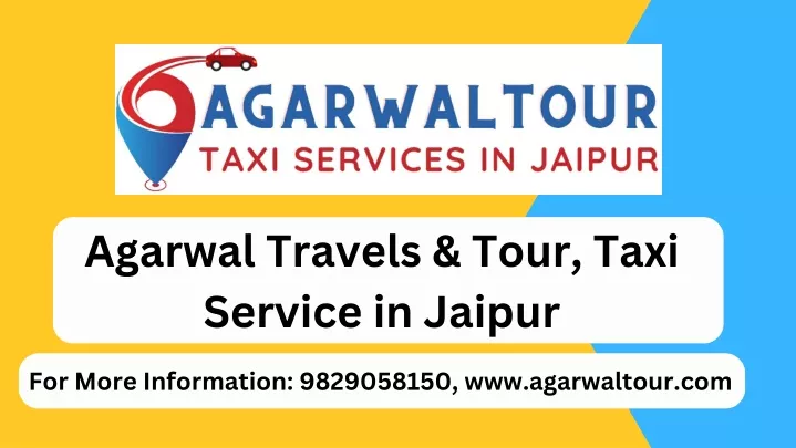agarwal travels tour taxi service in jaipur