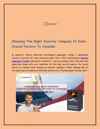 Choosing the Right Inverter Company in India crucial Factors to Consider (1)