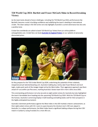 t20 world cup 2024 bartlett and fraser mcgurk