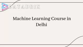 machine learning course in delhi delhi