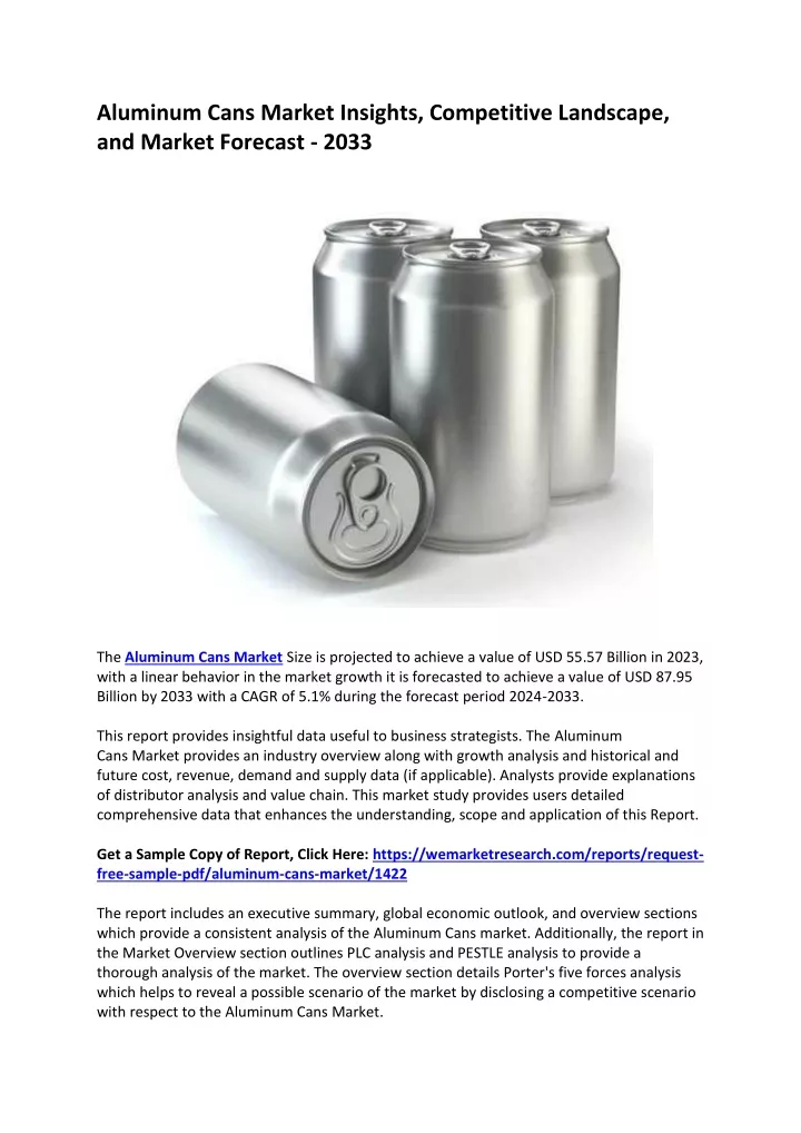 aluminum cans market insights competitive