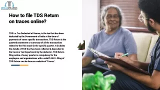how to file tds return on traces online