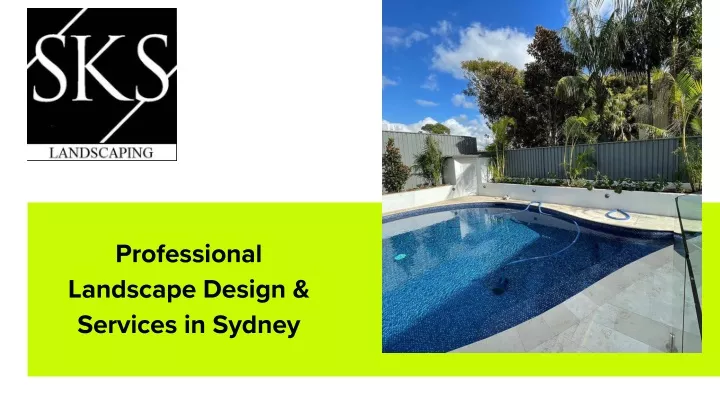 professional landscape design services in sydney